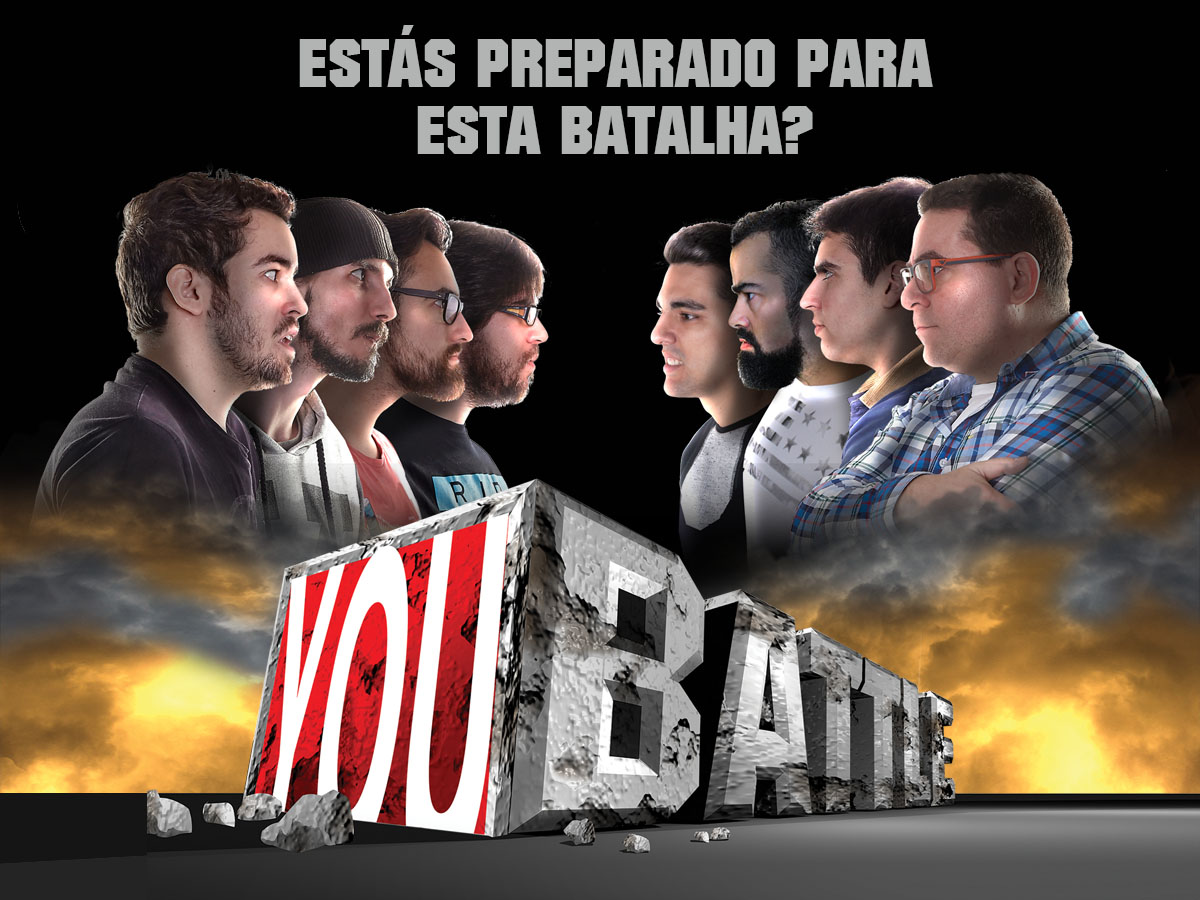 Youtubers ao vivo defrontam-se em vários combates de gaming este Domingo 20 de Março no Coliseu dos Recreios em Lisboa.