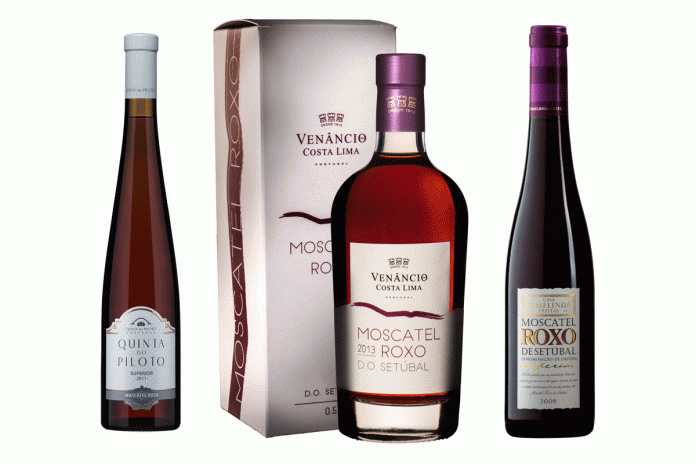 Moscatéis Roxos de Setúbal Três Moscatéis Roxos de Setúbal no TOP 10 Mundial do Muscats du Monde