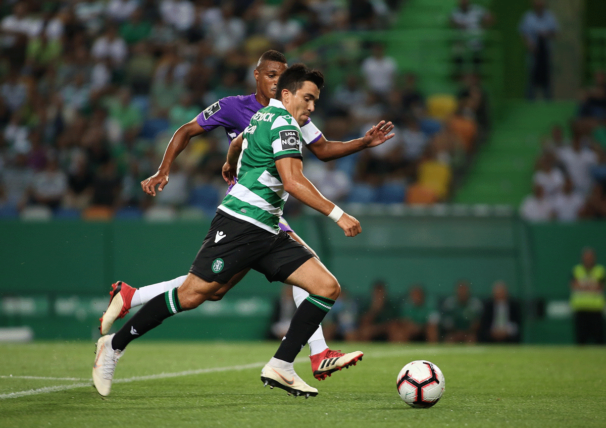 Nani foi o goleador de serviço tendo marcado os dois golos dos “Leões”