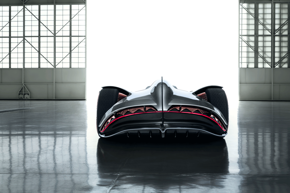 O Vision EQ Silver Arrow foi concebido como um veículo elétrico