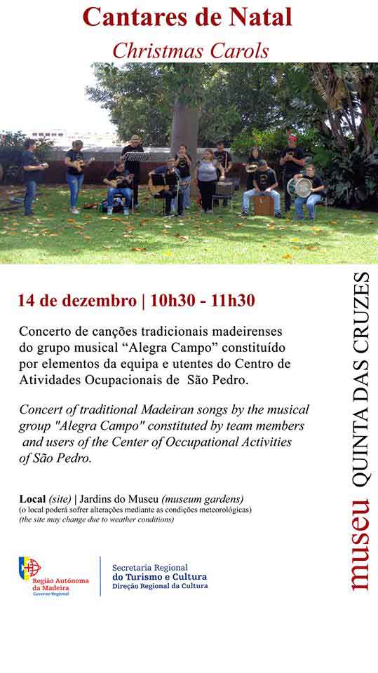 MUSEU QUINTA DAS CRUZES ACOLHE CÂNTICOS DE NATAL