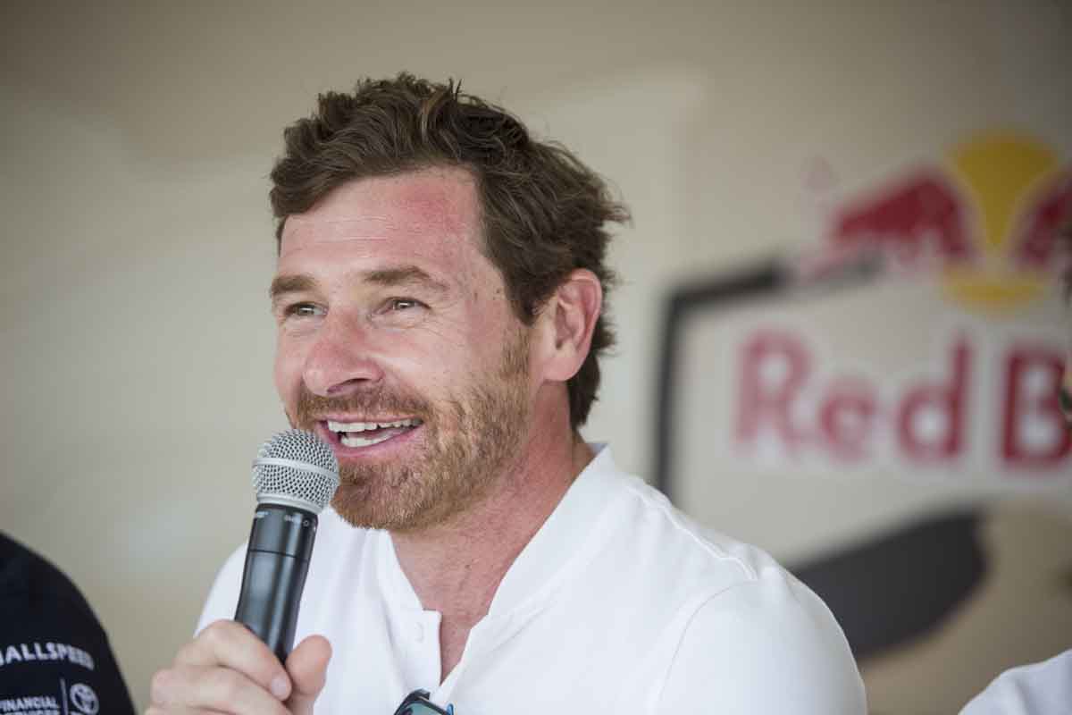 Andre Villas-Boas delivers a press conference before the Rally Dakar 2018 in Lima, Peru on January 4th, 2018.