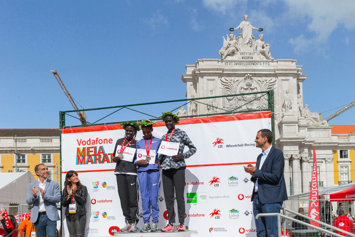 Maratona de Lisboa - pódio