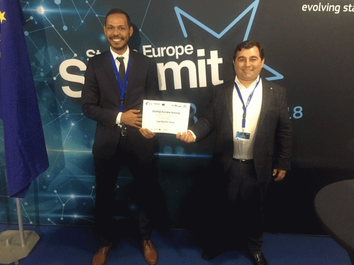 LIVE ELECTRIC TOURS É A PRIMEIRA STARTUP PORTUGUESA A RECEBER O PRÉMIO STARTUP EUROPE AWARDS - ® DR
