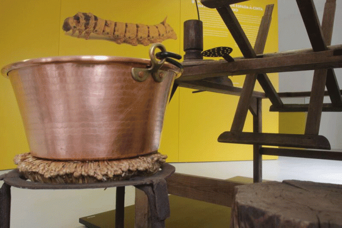 Pormenor_com_caldeira Museu da Seda Freixo de Espada à Cinta