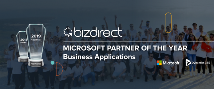 Bizdirect_Partner of the Year_Business Applications Bizdirect