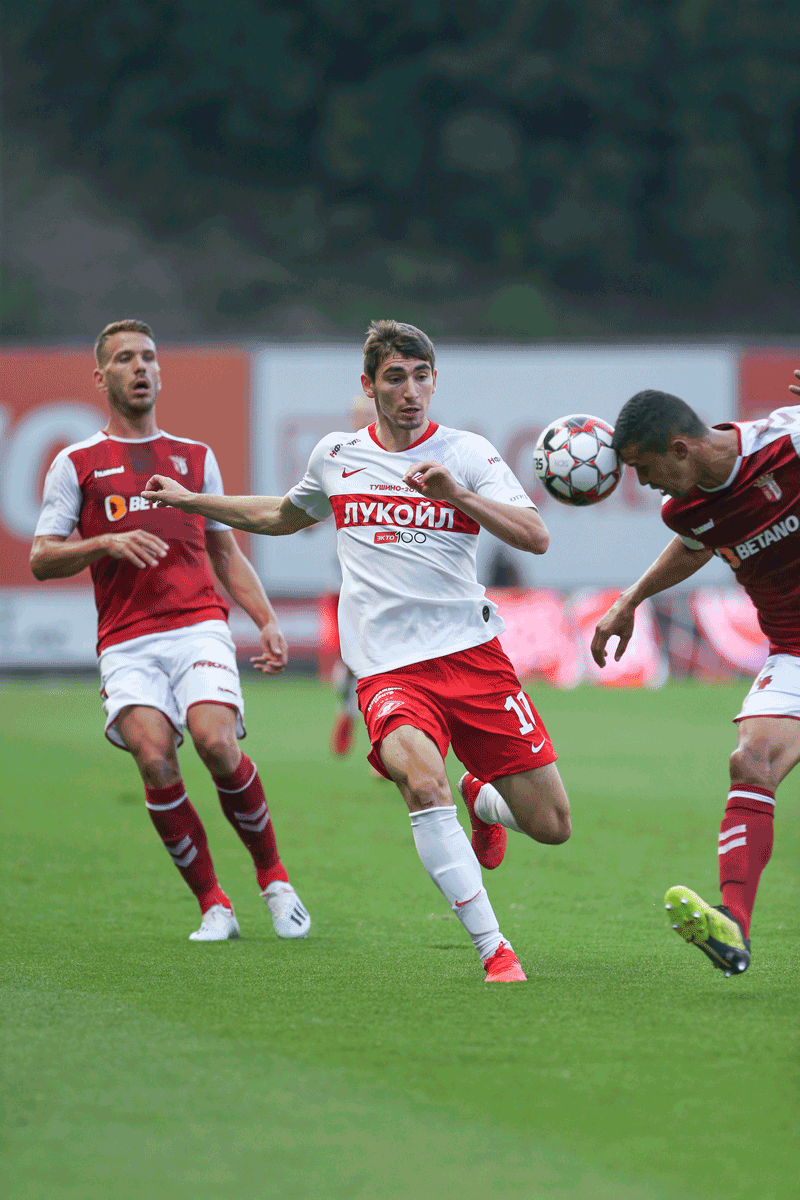Braga vs Spartak de Moscovo
