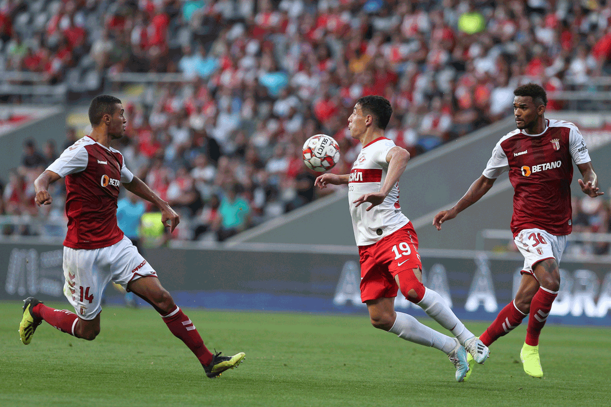 Braga vs Spartak de Moscovo