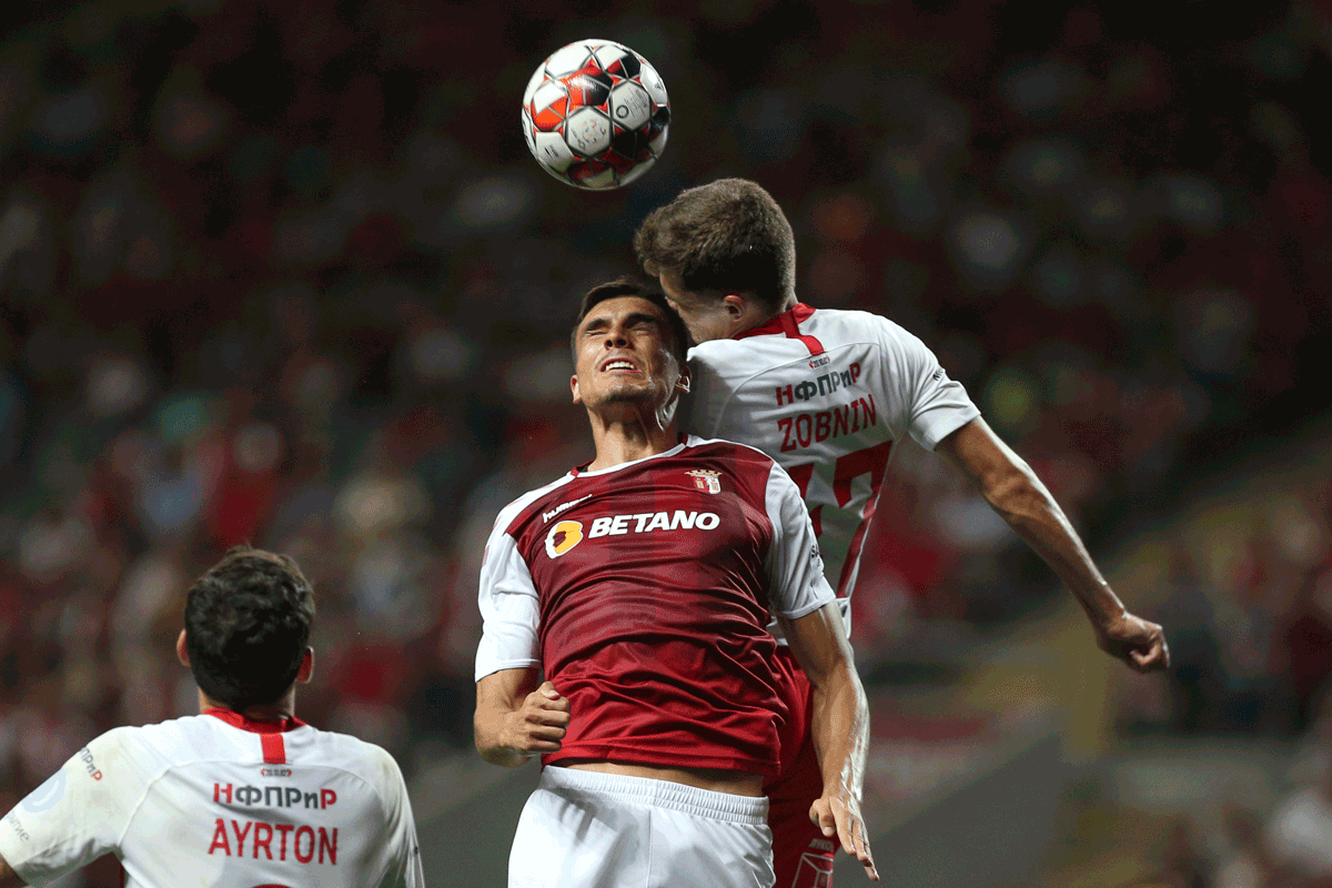 Braga vs Spartak de Moscovo