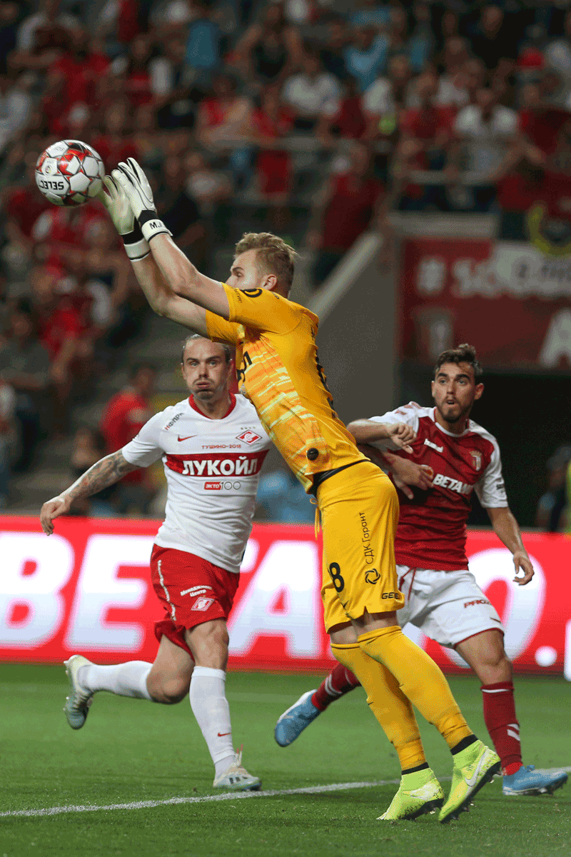 Braga vs Spartak de Moscovo