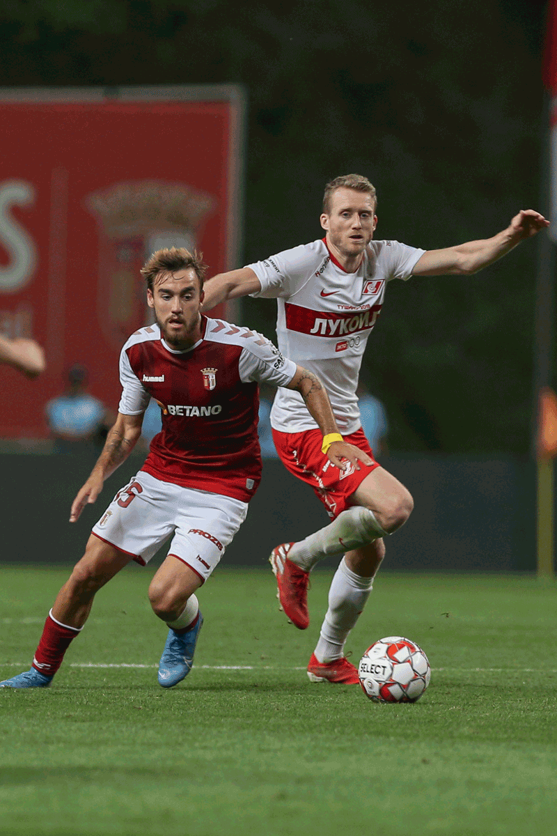 Braga vs Spartak de Moscovo