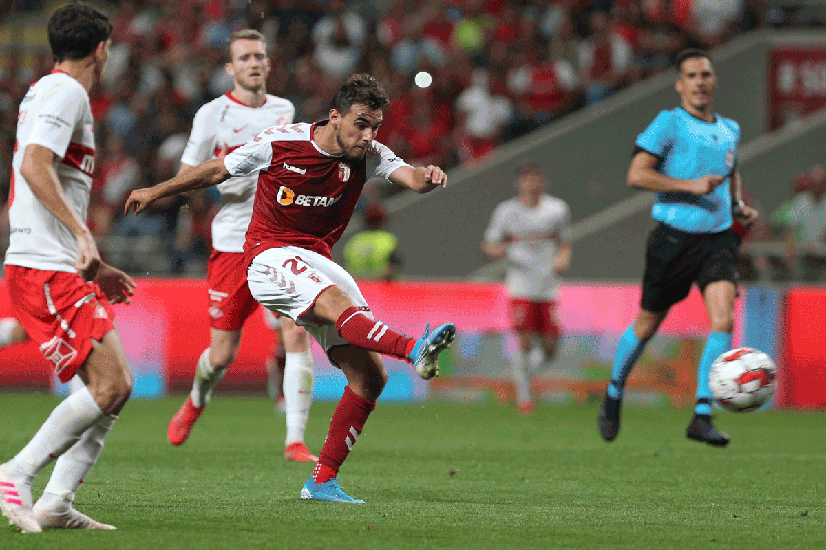 Braga vs Spartak de Moscovo