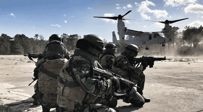 Fuzileiros portugueses, Marines norte-americanos,