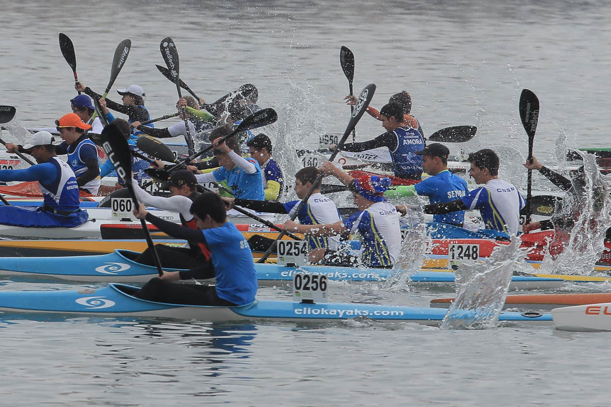 Campeonato Regional de Fundo da Bacia do Tejo em canoagem na Baía da Amora, CCA,