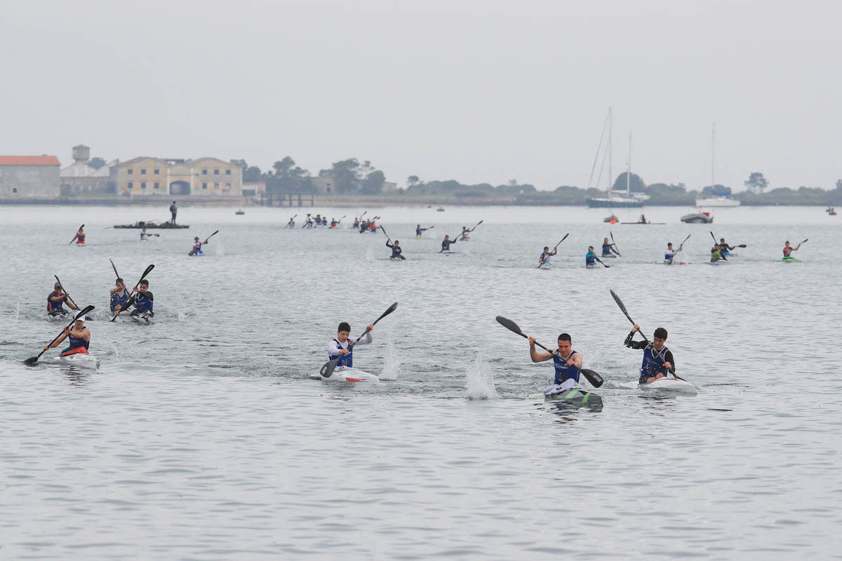 Campeonato Regional de Fundo da Bacia do Tejo em canoagem na Baía da Amora, CCA,