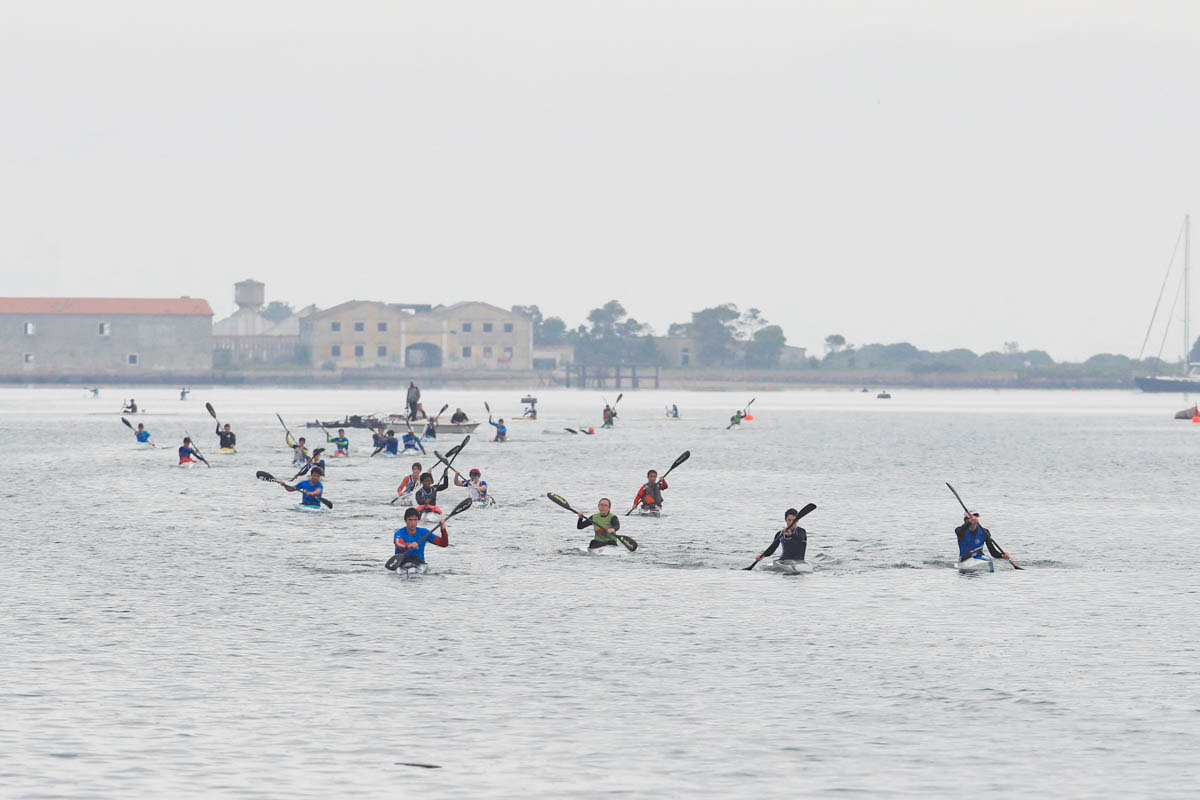 Campeonato Regional de Fundo da Bacia do Tejo em canoagem na Baía da Amora, CCA,
