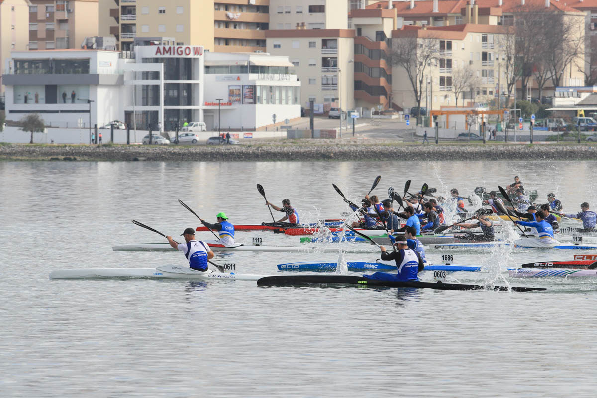 Campeonato Regional de Fundo da Bacia do Tejo em canoagem na Baía da Amora, CCA,