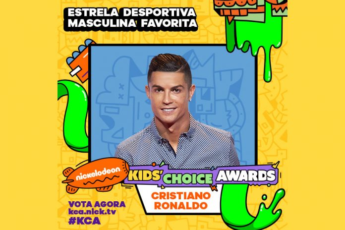 KCA 2020 - Cristiano Ronaldo (1) CRISTIANO RONALDO NOMEADO PARA OS NICKELODEON KIDS’ CHOICE AWARDS