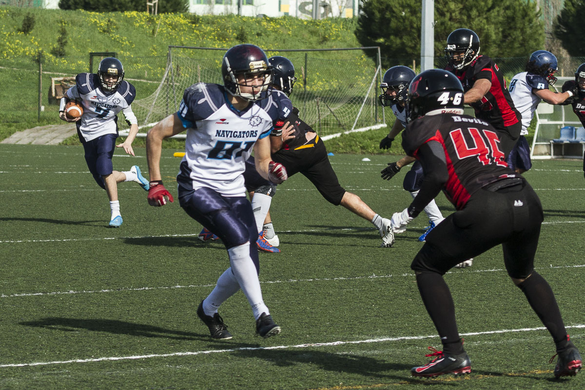 Devils e Navigators disputaram o Jogo Inaugural do campeonato - ©Cristina Pechirra