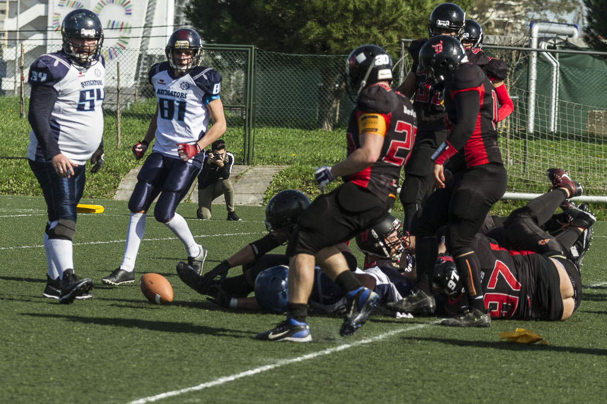Devils e Navigators disputaram o Jogo Inaugural do campeonato - ©Cristina Pechirra