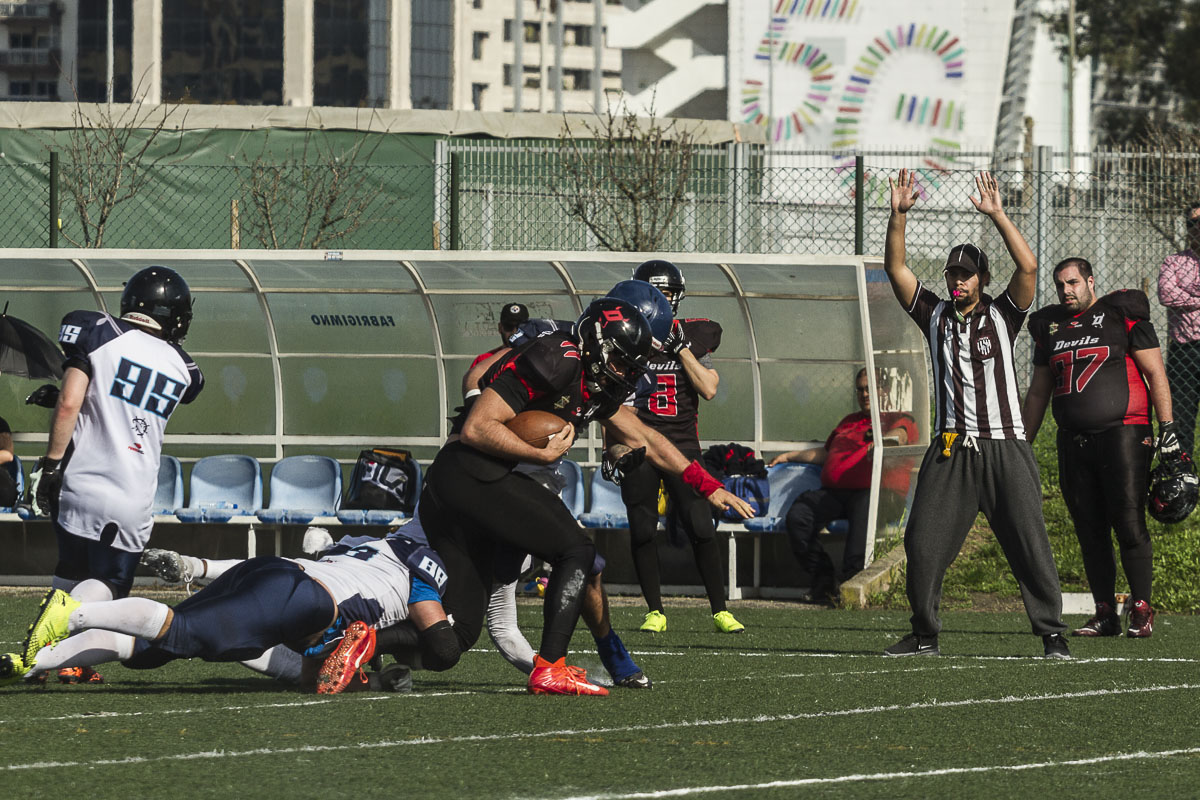 Devils e Navigators disputaram o Jogo Inaugural do campeonato - ©Cristina Pechirra
