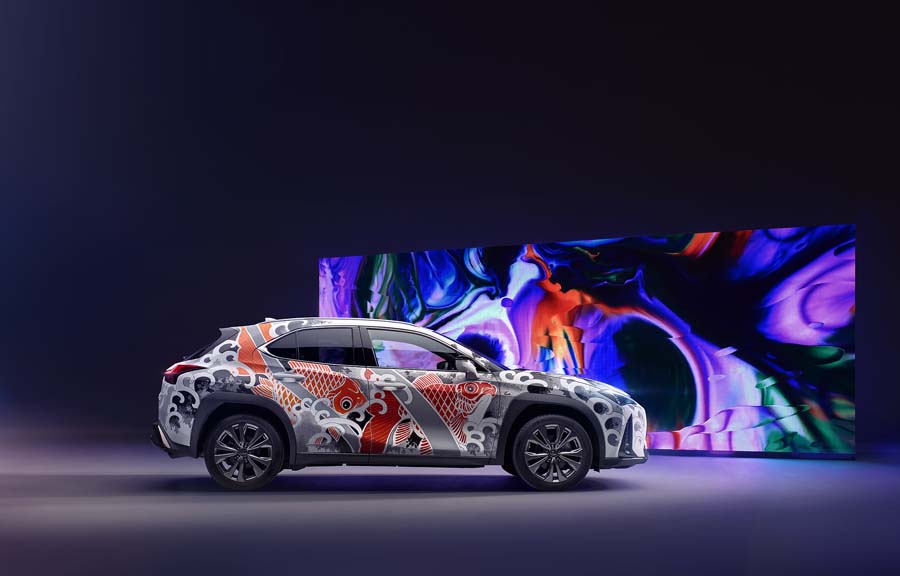 LEXUS REVELA O PRIMEIRO SUV TATUADO DO MUNDO