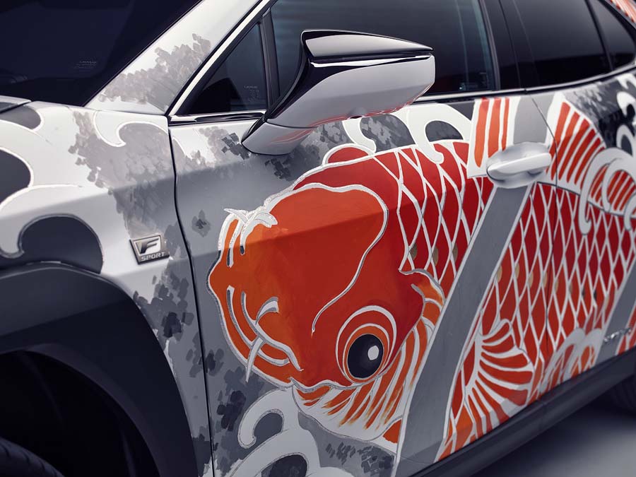 LEXUS REVELA O PRIMEIRO SUV TATUADO DO MUNDO
