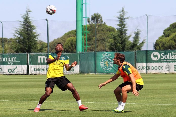 Sporting treino na academia