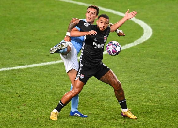 Memphis Depay e Eric Garcia
