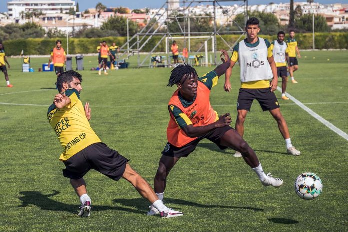 Sporting treino 6 Sporting e Aberdeen
