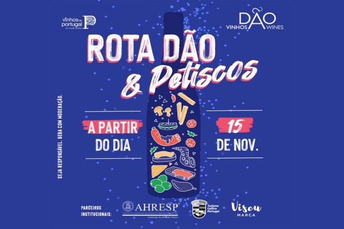 Dão petiscar vinho da região