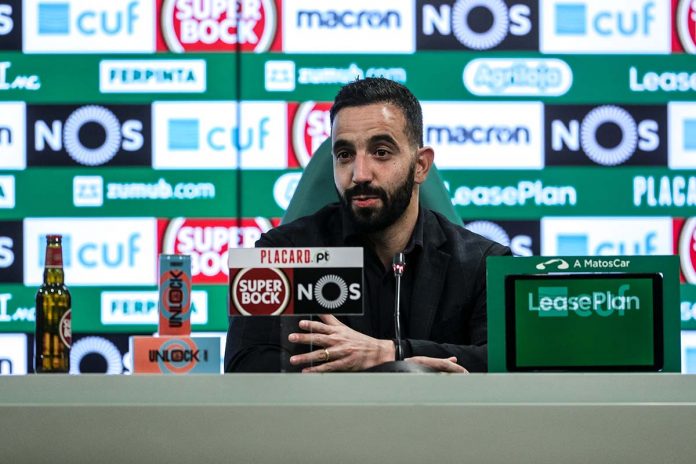 Rúben Amorim jogo com o Nacional