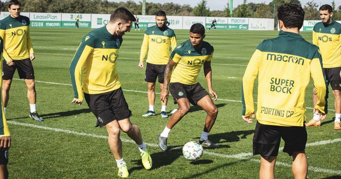 Sporting treino Sporting jogo com o Paços de Ferreira