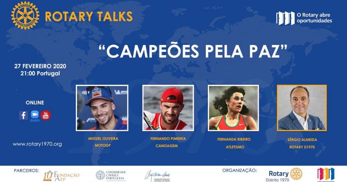 painel s Rotary Talks Campeões pela Paz