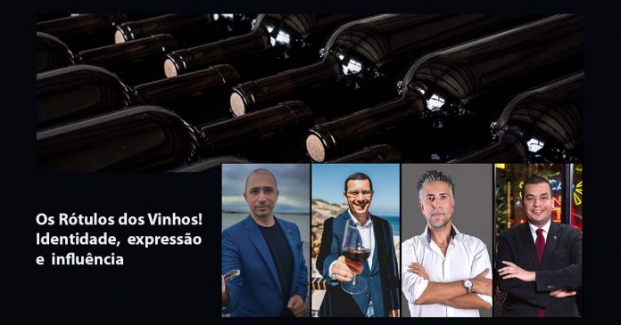 Rótulos s rótulos dos vinhos