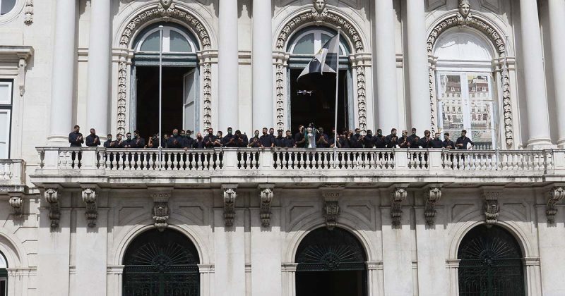 Sporting recebido na C&acirc;mara de Lisboa