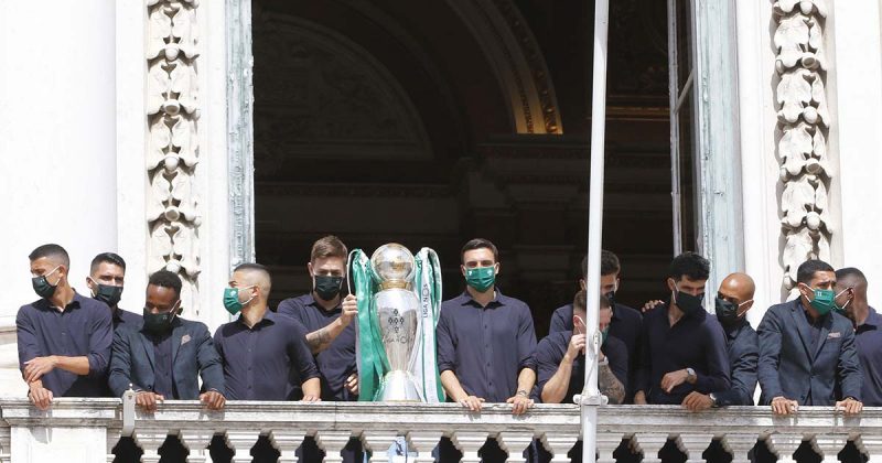 Sporting recebido na C&acirc;mara de Lisboa