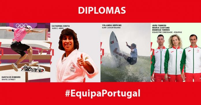 Diplomas Jogos Olímpicos Equipa Portugal nos Jogos Olímpicos