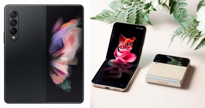 smartphones dobráveis Samsung
