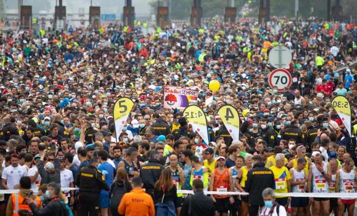 correr na ponte 25 abril