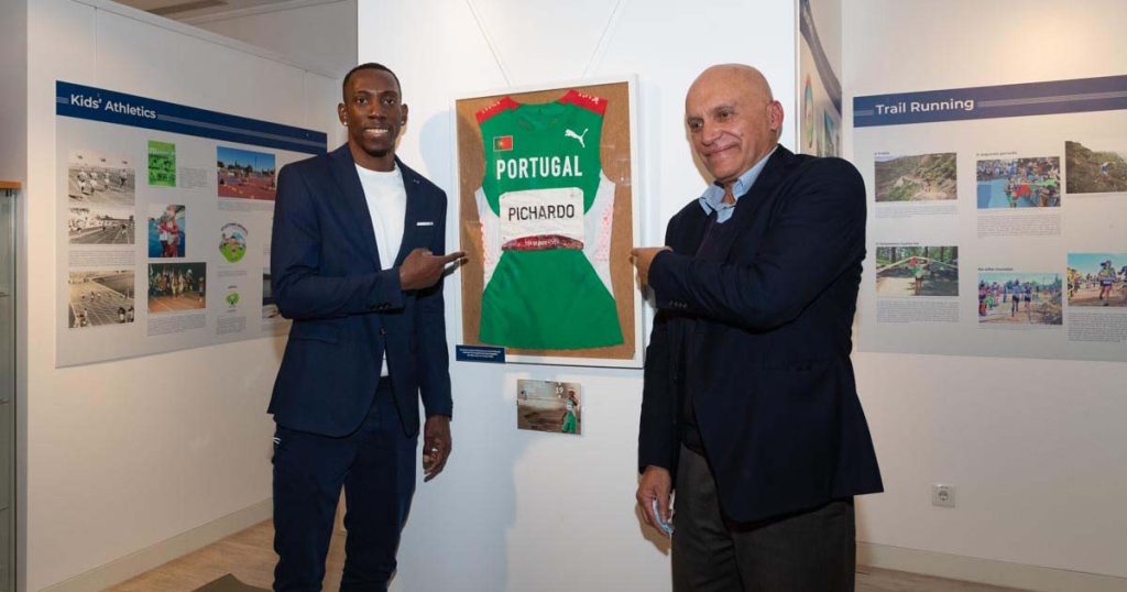 Pedro Pichardo com Federação Portuguesa de Atletismo