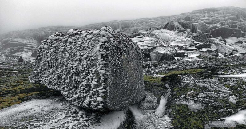 a neve chegou &agrave; Serra da Estrela