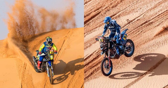 Rui Gonçalves com Antonio Maio no Dakar
