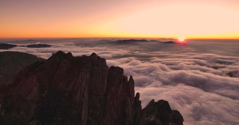 o mar e Serra da Estrela