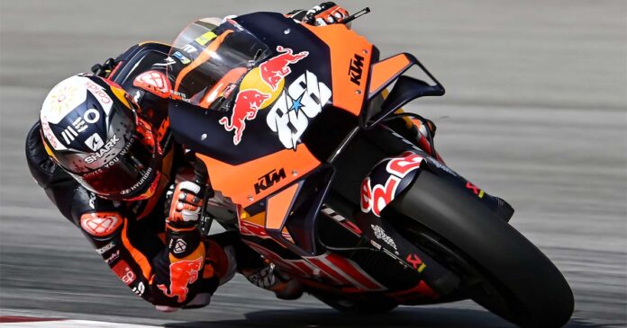 Miguel Oliveira nos testes de Sepang