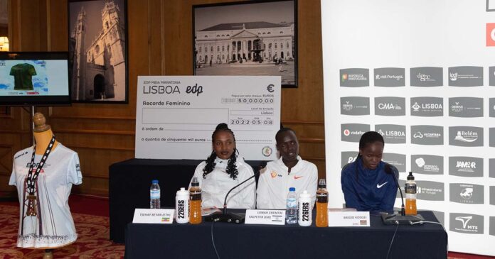 Brigid Kosgei na Meia Maratona