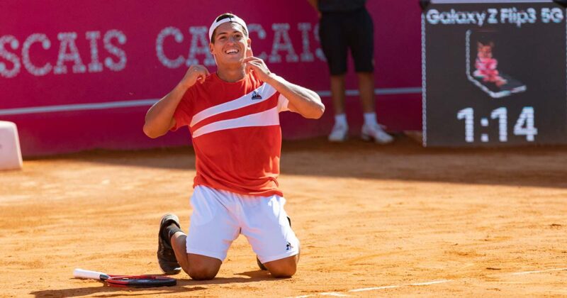Seb&aacute;stian Baez no Estoril Open