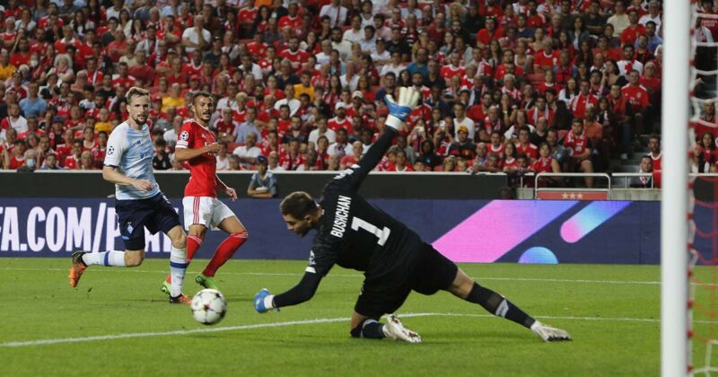 Benfica venceu o D&iacute;namo de Kiev