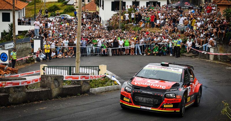 Jos&eacute; Pedro Fontes no Rali da Madeira