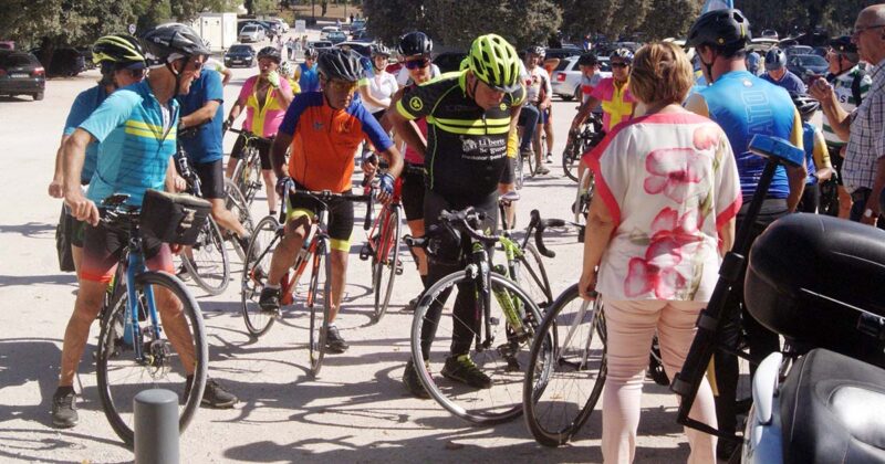 ciclistas em F&aacute;tima